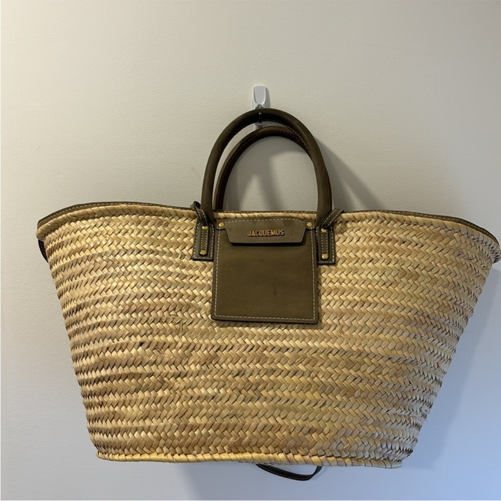 Jacquemus Gray Le Grand Panier Soleil Large Tote Bag - Picture 3 of 7